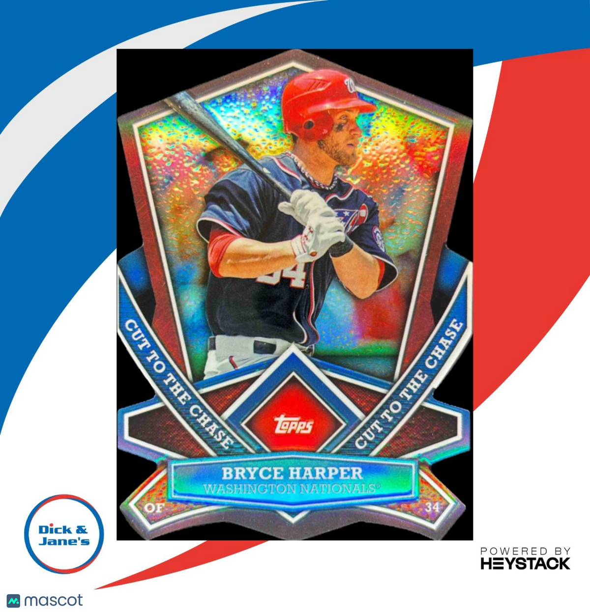 2013 Topps Bryce Harper Cut to the Chase #CTC-45 Washington Nationals