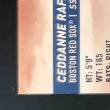 2024 Topps Stadium Club Ceddanne Rafaela Chrome #34 RC Boston Red Sox