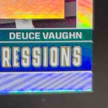 2023 Panini Illusions Deuce Vaughn First Impressions /399 Auto RC Dallas Cowboys