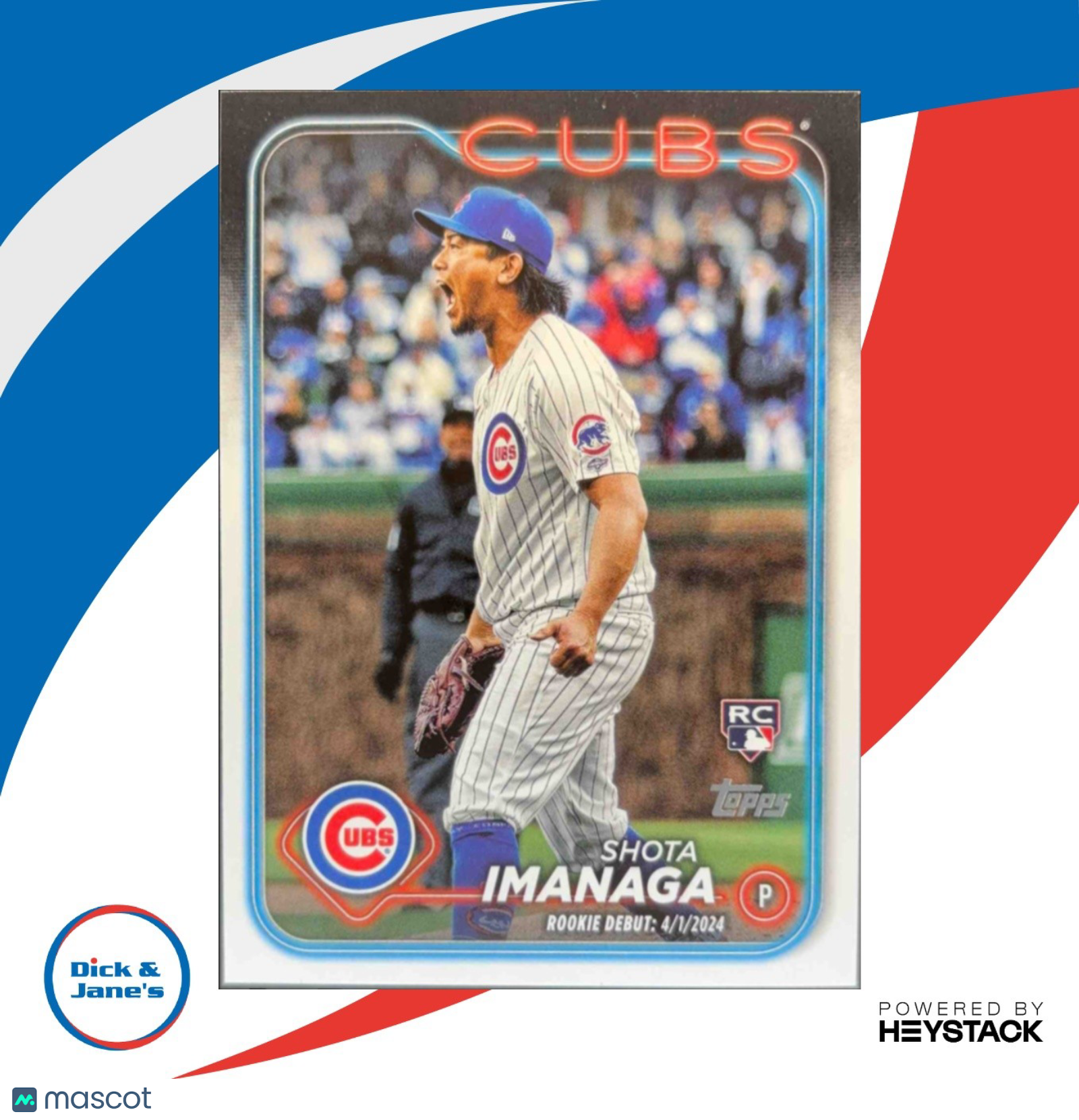 2024 Topps Update Shota Imanaga #US281 RC Chicago Cubs