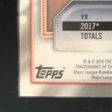 2018 Bowman Mike Trout Purple 217/250 #1 Los Angeles Angels