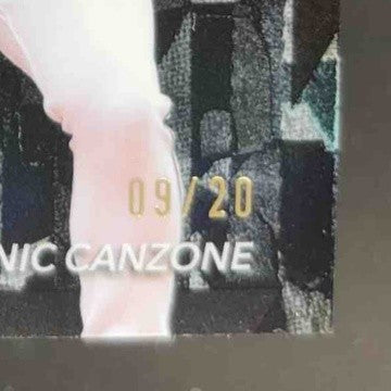 2024 Topps Finest Dominic Canzone SSP Black Refractor 9/20 RC Seattle Mariners