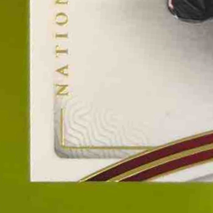 2023 National Treasures Jeff Okudah Signatures Gold /49 Auto Atlanta Falcons