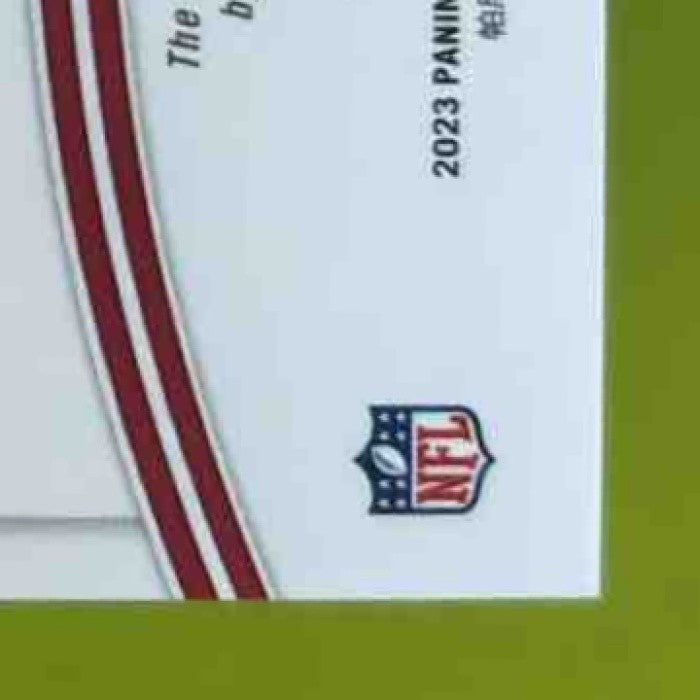 2023 National Treasures Jeff Okudah Signatures Gold /49 Auto Atlanta Falcons