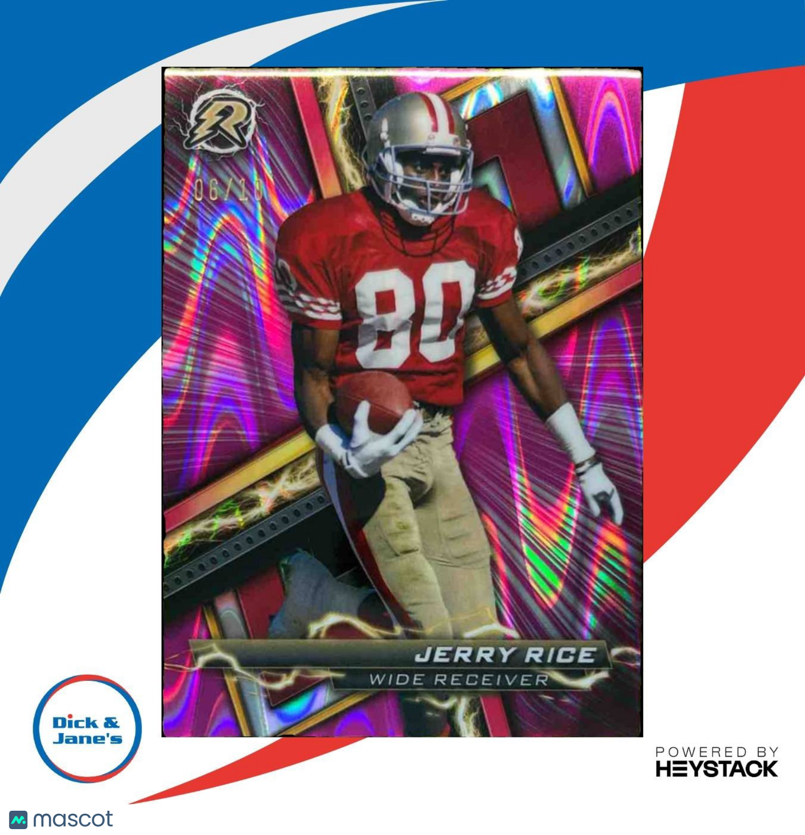 2023 Topps Composite Jerry Rice Resurgence Pink /10 #63 San Francisco 49ers