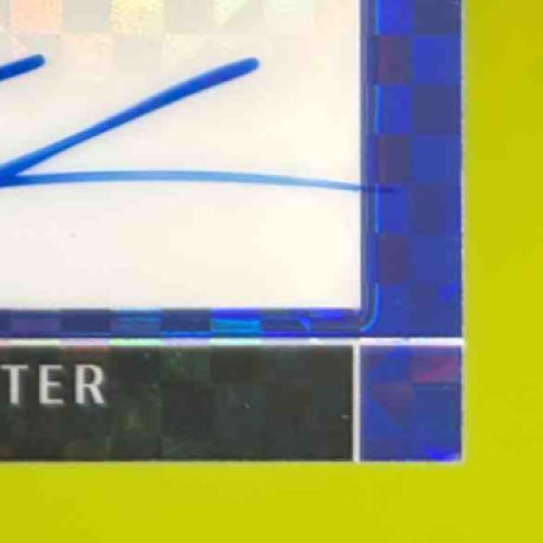 2023 Panini One Jalen Carter Blue /75 #303 Precision Rookie Patch Auto Eagles