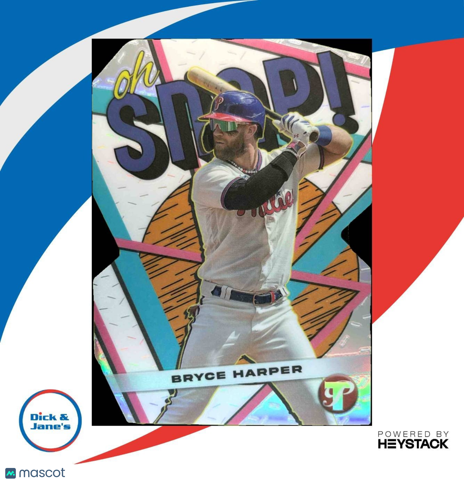 2023 Topps Pristine Bryce Harper Oh Snap ! #OS-6 Philadelphia Phillies