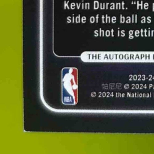 2023-24 Panini One & Basketball Presenting Auto Yuta Tabuse /99