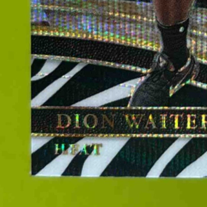 2017-18 Panini Select Dion Waiters Zebra Prizms #277 Courtside Miami Heat
