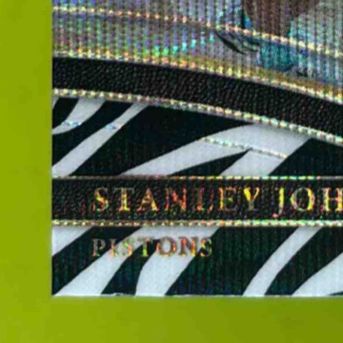 2017-18 Panini Select Stanley Johnson Zebra Prizms #286 Courtside Pistons