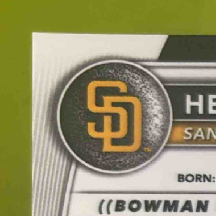 2025 Bowman Chrome Henry Baez Auto #CPA-HBA 1st Prospect San Diego Padres