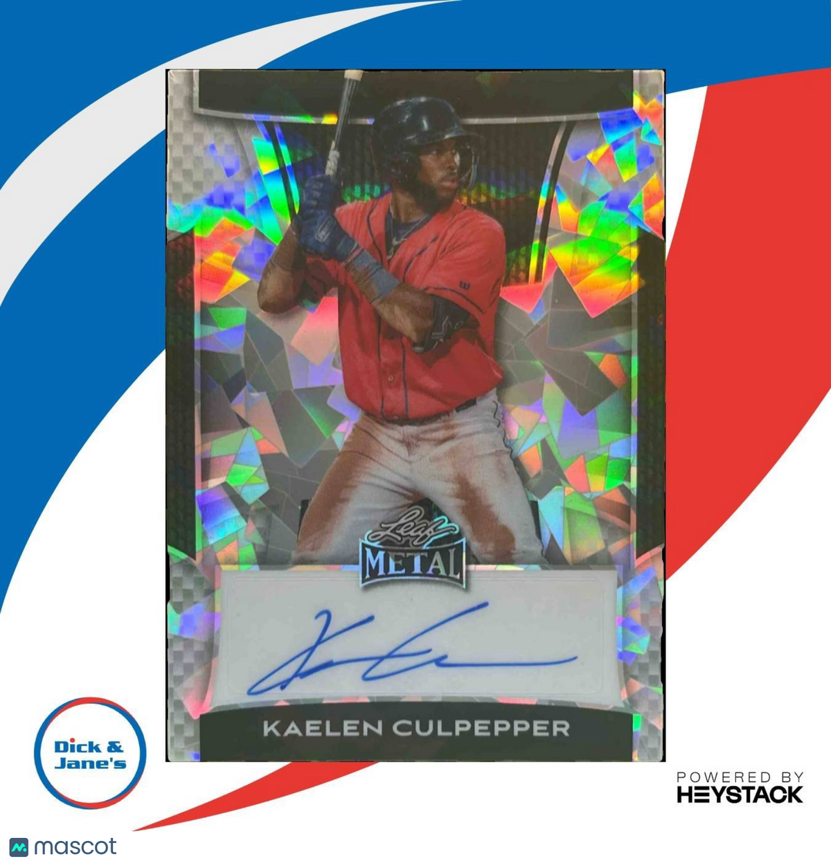 2025 Leaf Metal Kaelen Culpepper Auto Crystal Silver 15/25 #BA-KC3