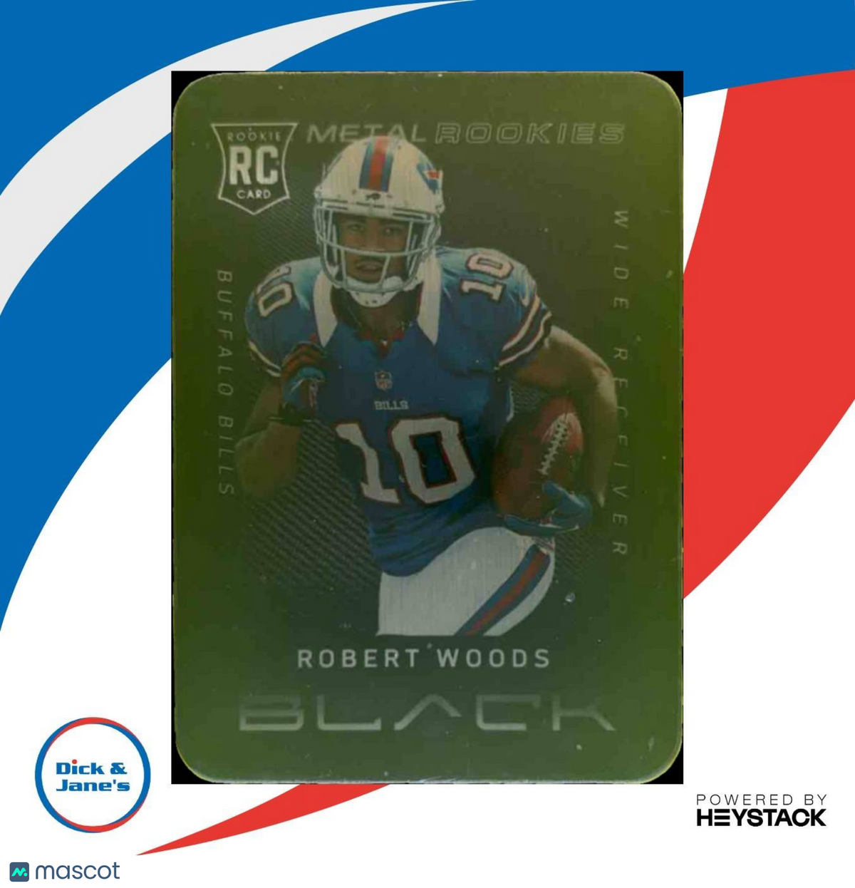 2013 Panini Black Robert Woods Metal Rookies #31 RC Buffalo Bills