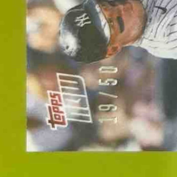 2025 Topps Now Aaron Judge Gold Foil /50 #416 New York Yankees