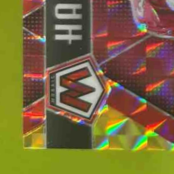 2025 Panini Mosaic Kurt Warner Hall of Fame Red & Yellow Prizm /89 Cardinals
