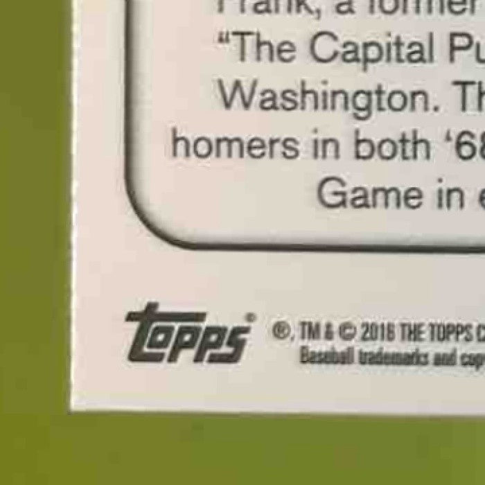 2016 Topps Archives Snapshots Frank Howard #AS-FH Washington Senators
