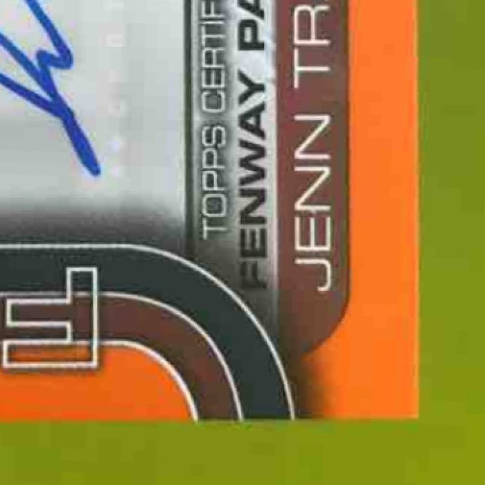 2025 Topps Jenn Tran 2024 First Pitch Auto (Series 2) Orange /25 Boston Red Sox