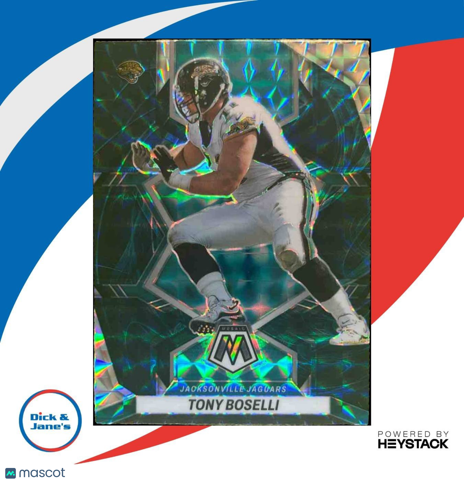2022 Panini Mosaic Tony Boselli Genesis #247 Jacksonville Jaguars