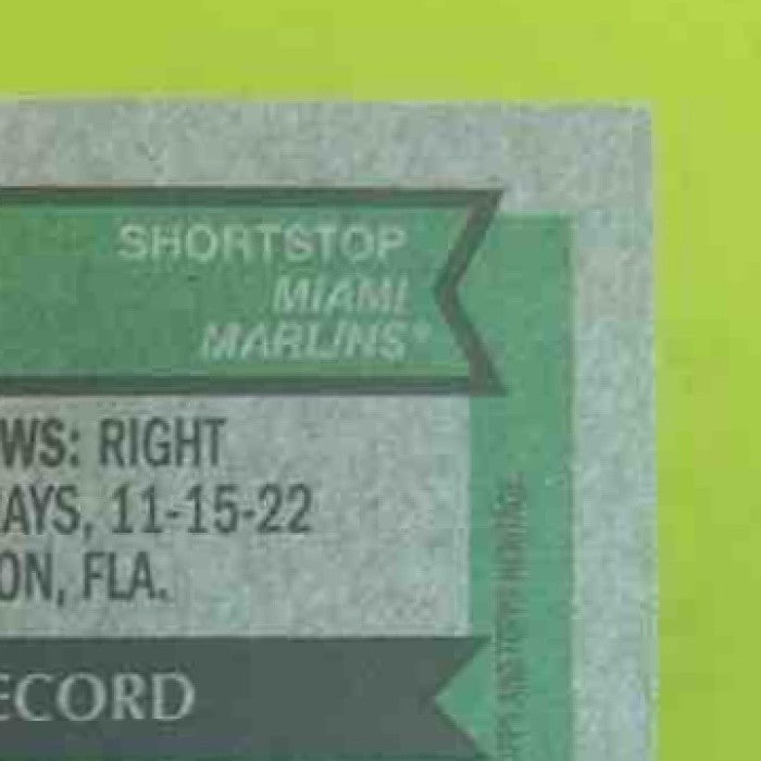 2025 Topps Heritage Xavier Edwards Chrome Burgundy Refractor #368 Miami Marlins