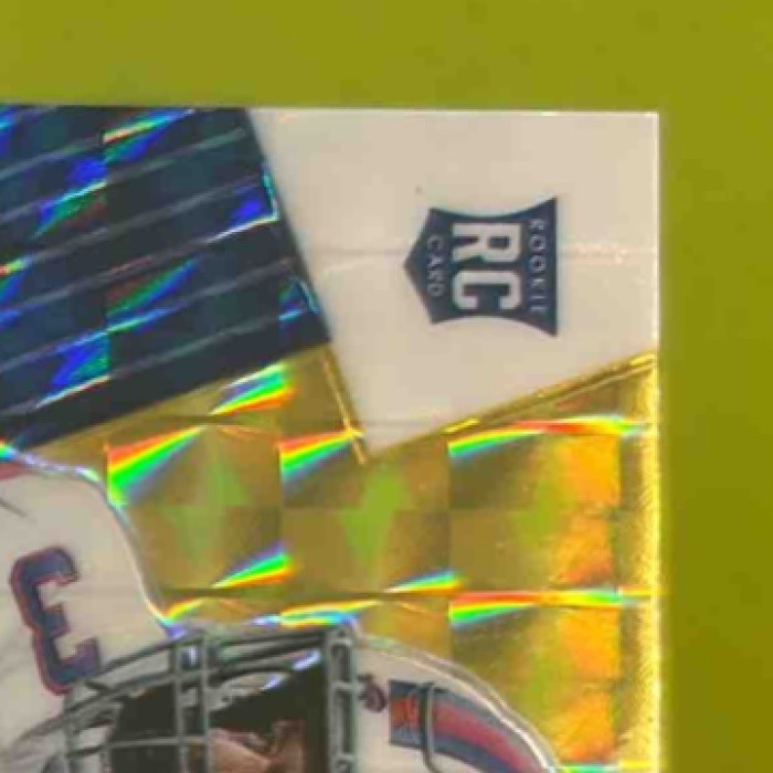 2020 Panini Mosaic Gabriel Davis Rookie Auto Prizm Gold /10 RC Buffalo Bills