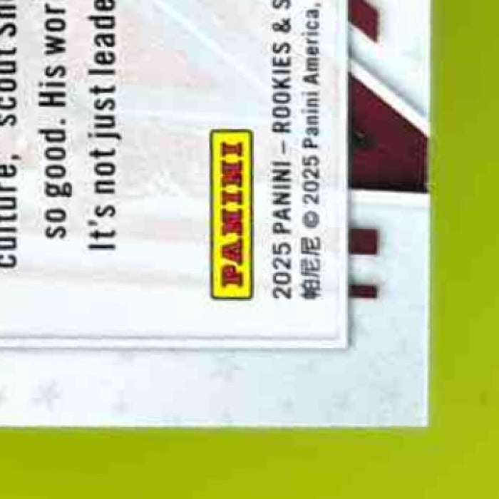 2025 Panini Rookies & Stars Jalon Walker Signatures RC Auto Atlanta Falcons