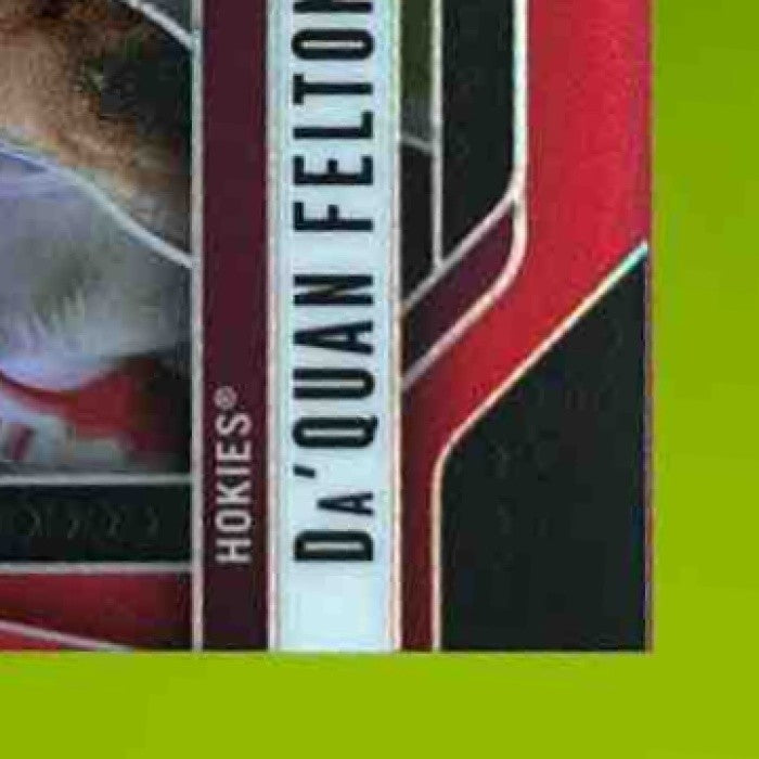 2025 Panini Prizm Draft Picks Da'Quan Felton Red /399 #146 Virginia Tech Hokies