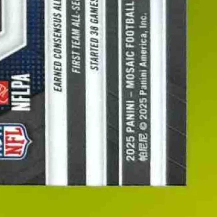 2025 Mosaic Will Campbell Rookies Genesis Prizm #378 RC New England Patriots