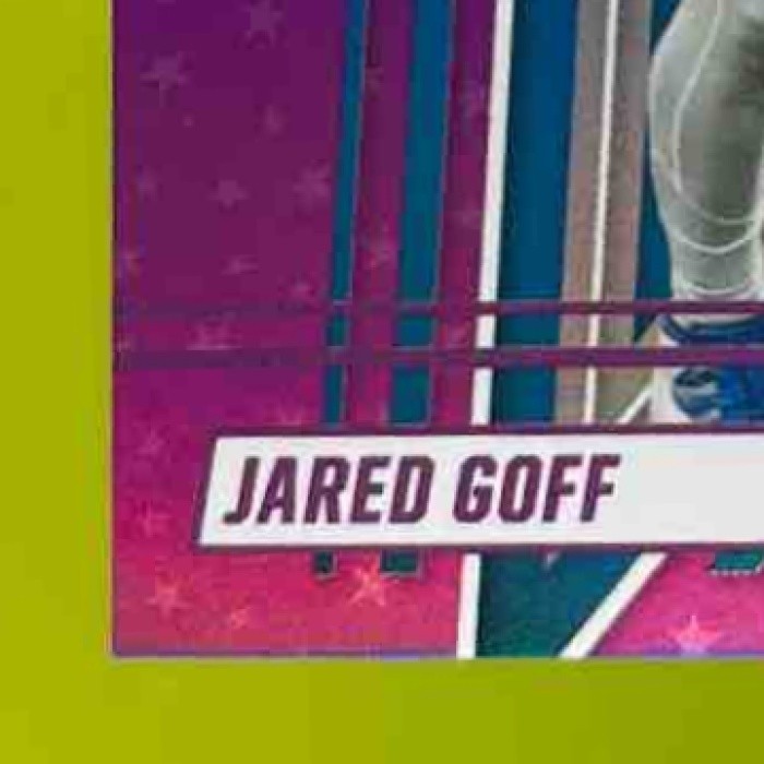 2025 Panini Rookies & Stars Jared Goff Purple 806/999 #67 Detroit Lions