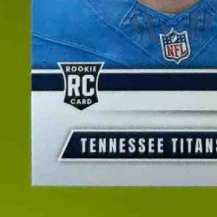 2025 Panini Donruss Elite Elic Ayomanor Pen Pal Horizontal Auto Tennessee Titans