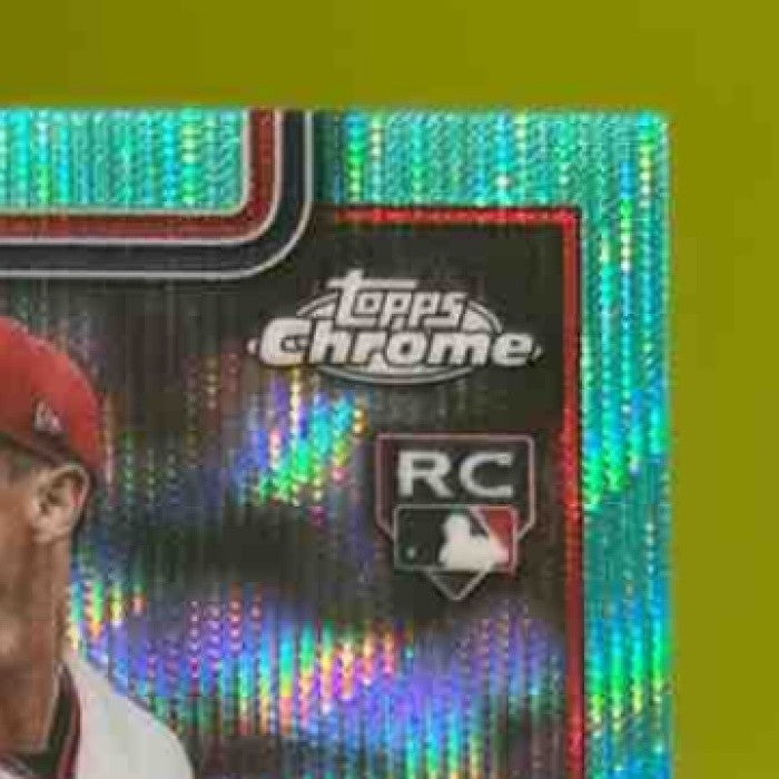 2025 Topps Chrome Update Doug Nikhazy Auto Aqua Wave /199 RC Cleveland Guardians
