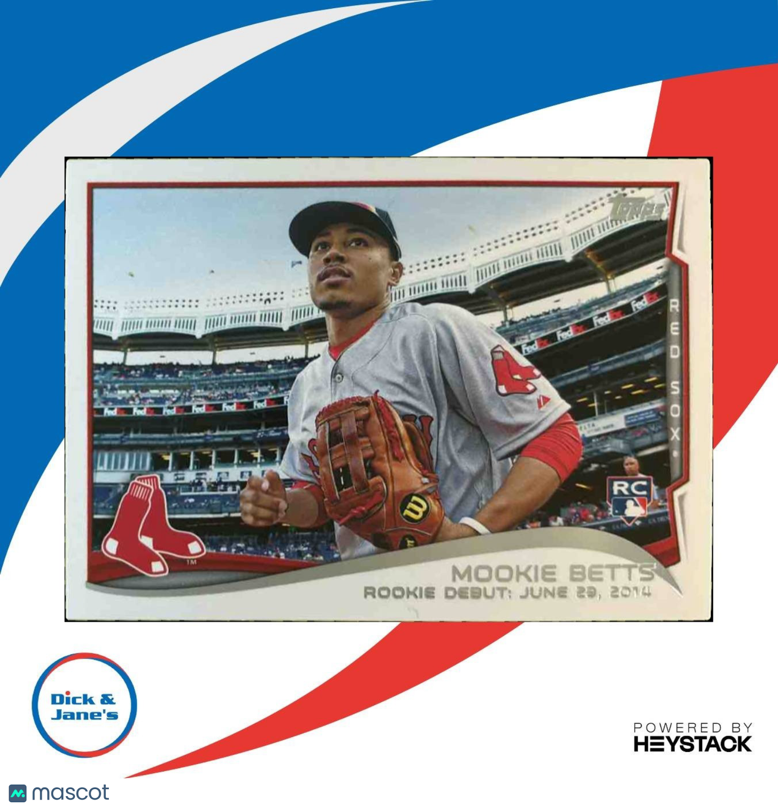 2014 Topps Update Mookie Betts #US-301 RC Boston Red Sox
