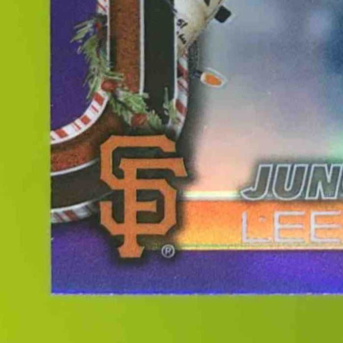 2025 Topps Holiday Jung Hoo Lee Chrome Purple /299 #HC128 San Francisco Giants