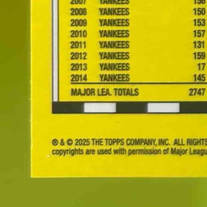 2025 Topps Derek Jeter 1990 Baseball Chrome Silver Pack #T90C-5 New York Yankees