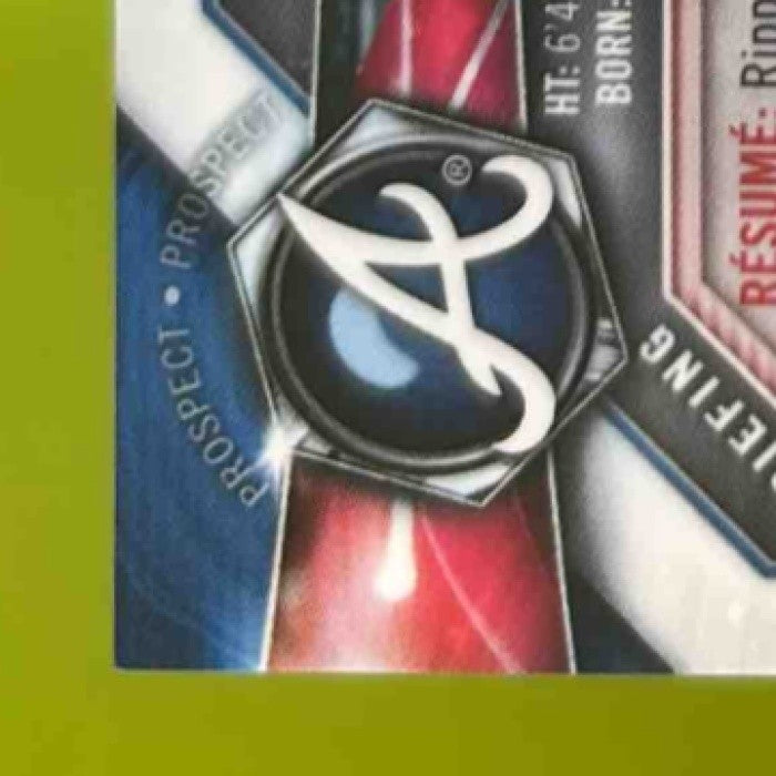 2018 Bowman Draft Greyson Jenista Chrome Pick Auto Gold Wave /50 Atlanta Braves