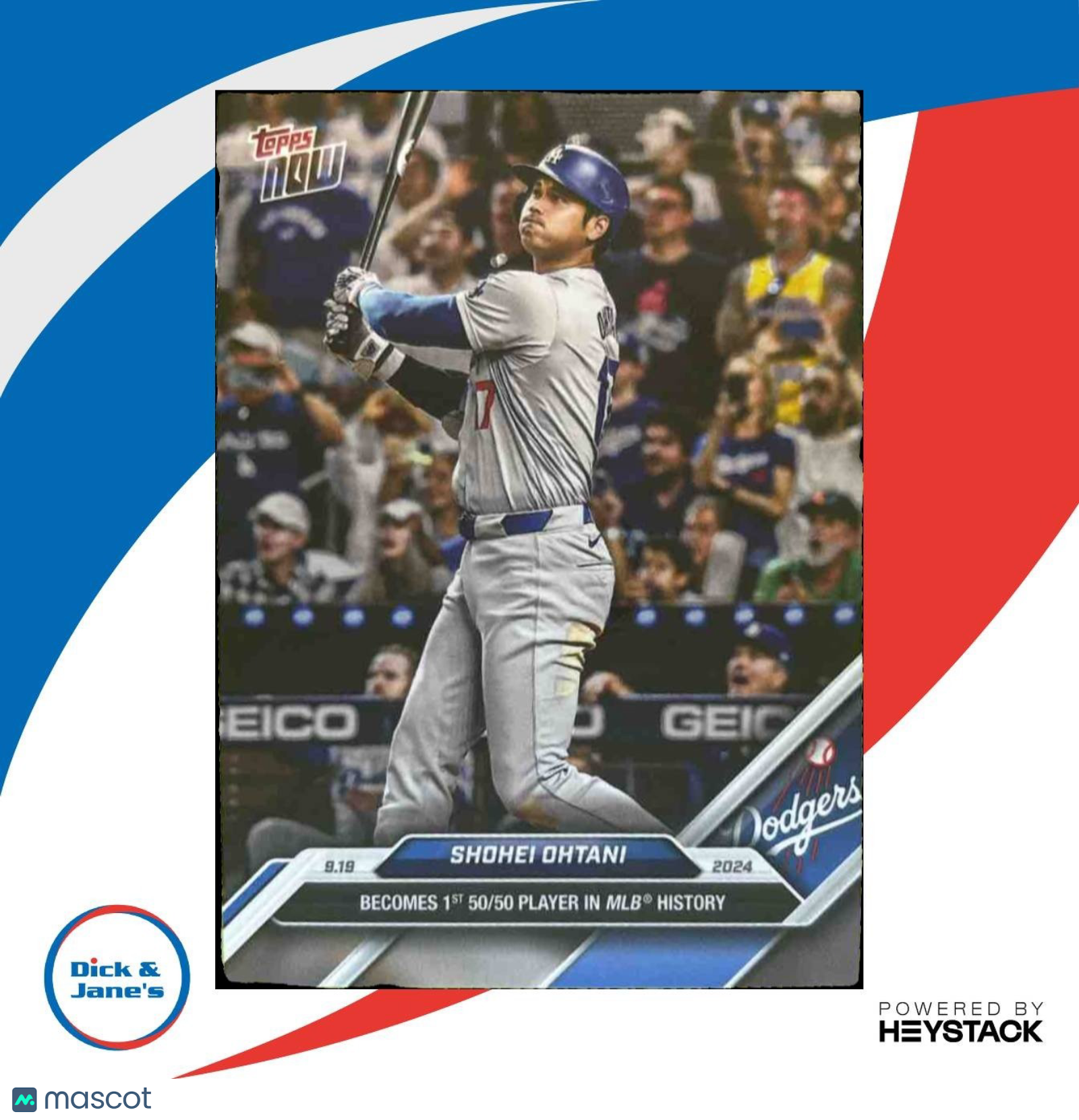 2024 Topps Now Shohei Ohtani #722 Los Angeles Dodgers
