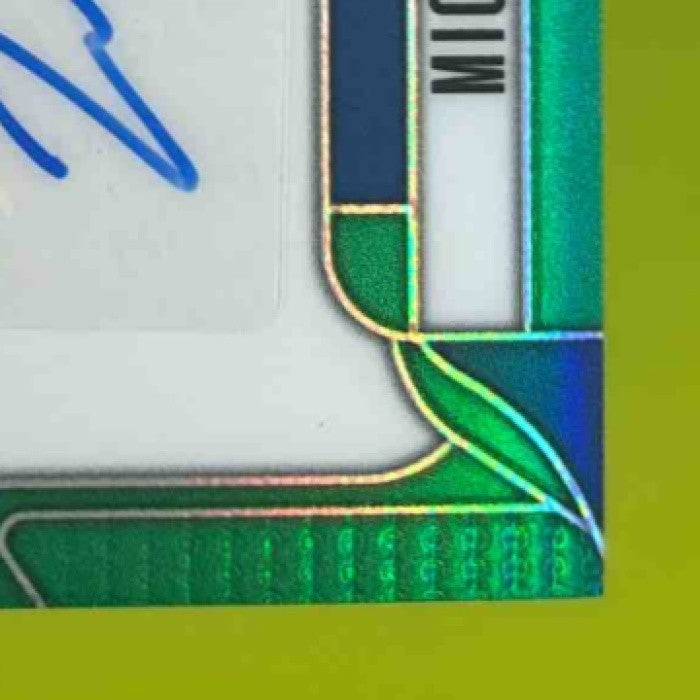 2025 Panini Prizm Michael Carico Sensational Signatures Green Auto Chicago Cubs
