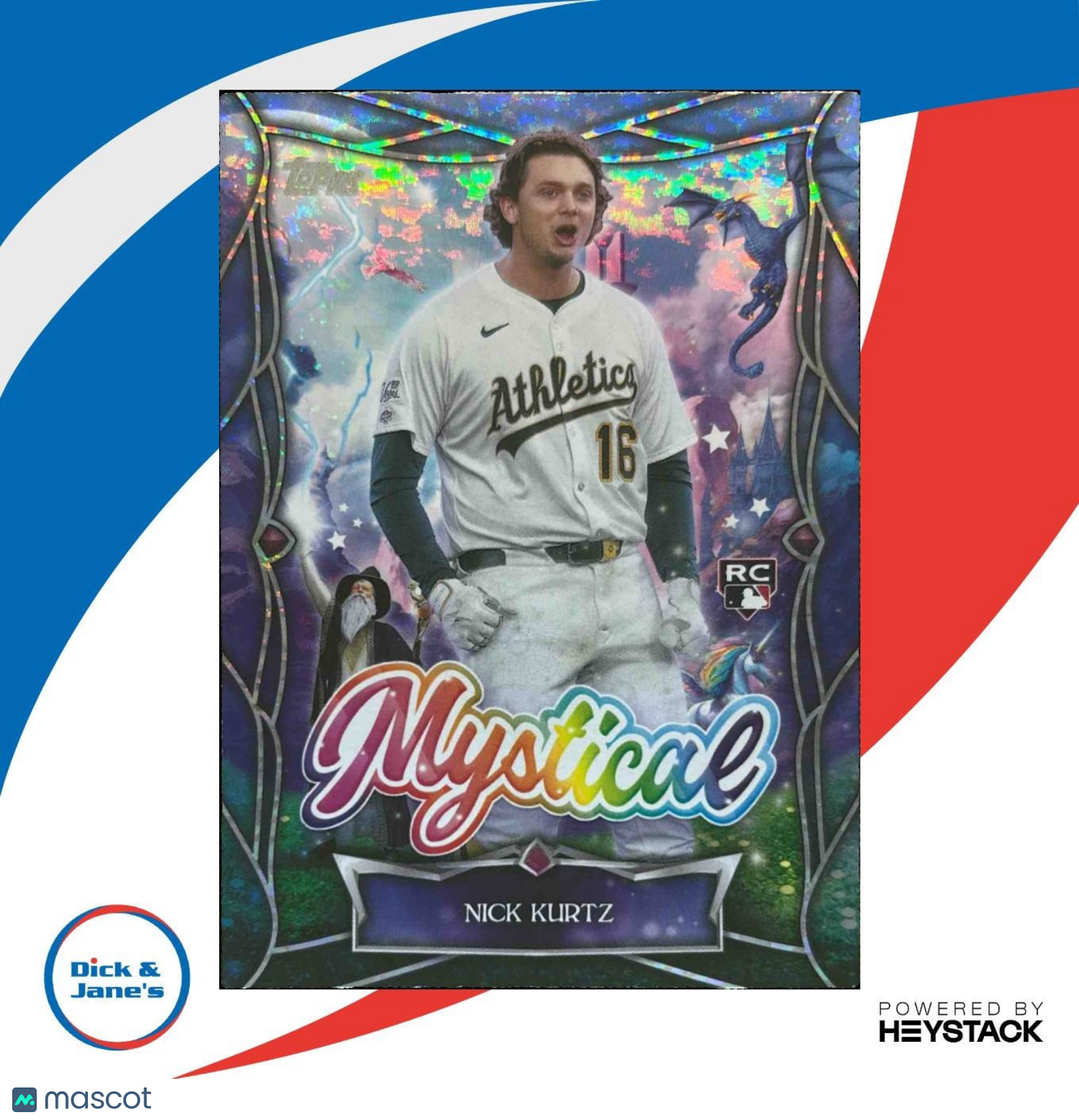 2025 Topps Update Nick Kurtz Mystical #MYS-17 RC Athletics