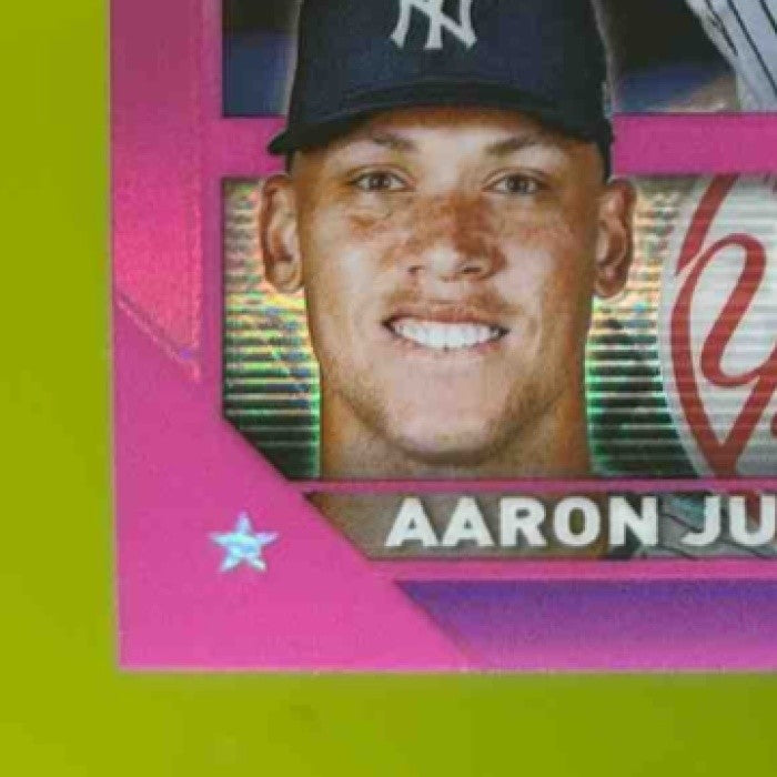 2023 Topps Chrome Aaron Judge Pink Refractor #62 New York Yankees
