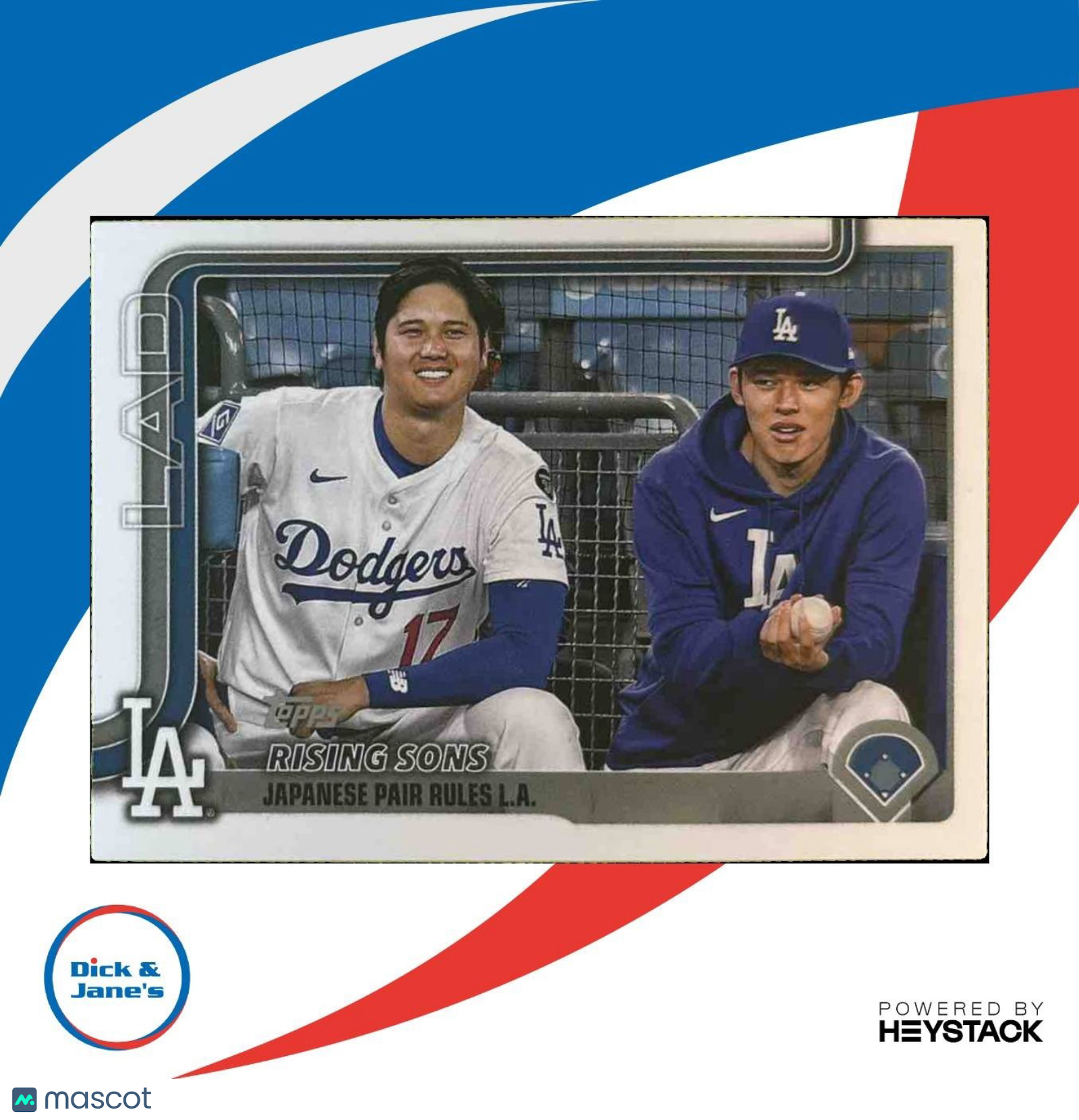 2025 Topps Update Shohei Ohtani Roki Sasaki #US269 Los Angeles Dodgers
