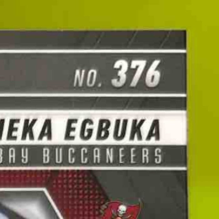 2025 Panini Mosaic Emeka Egbuka Rookies Camo Pink Prizm #376 RC Buccaneers