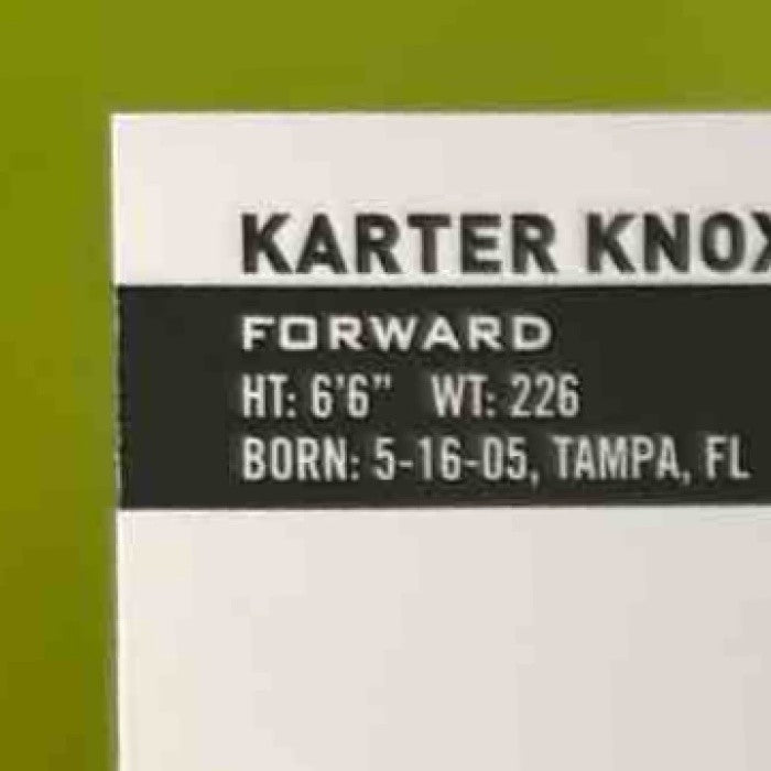 2023-24 Topps Chrome Overtime Elite Karter Knox Blue Refractor 83/99 #58
