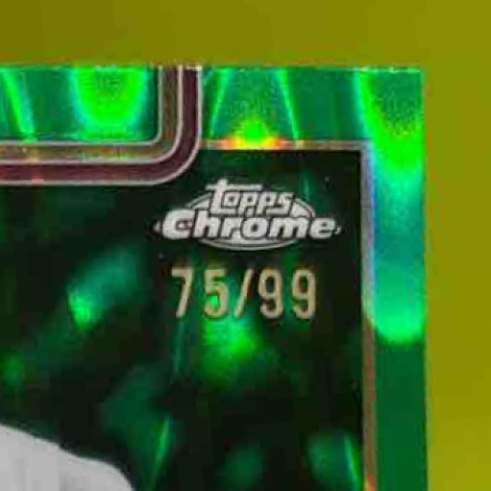 2025-26 Topps Chrome Darius Garland Green Raywave /99 #76 Cleveland Cavaliers