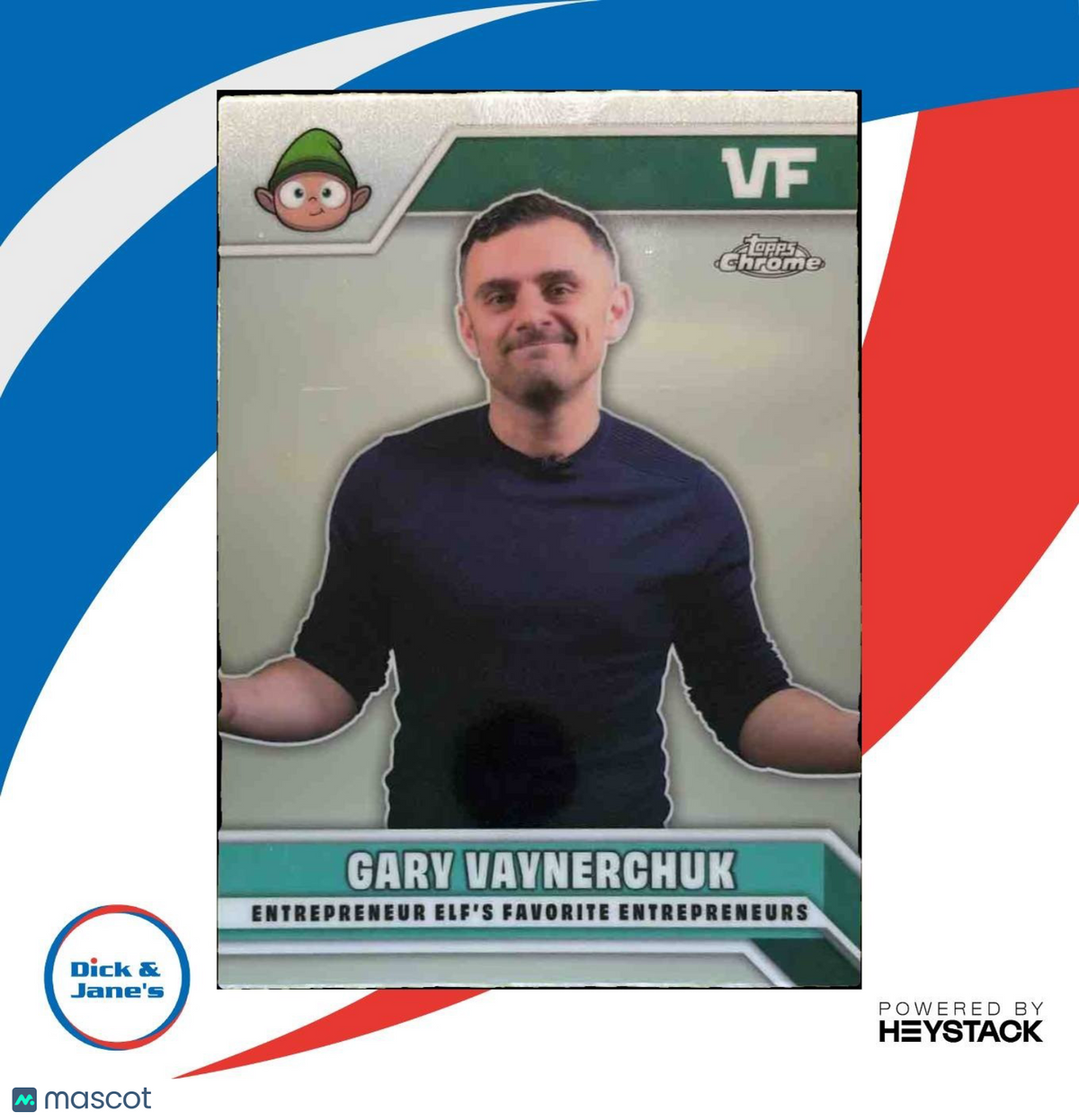 2025 Topps Chrome VeeFriends Gary Vaynerchuk Entrepreneur Elf's Favorite