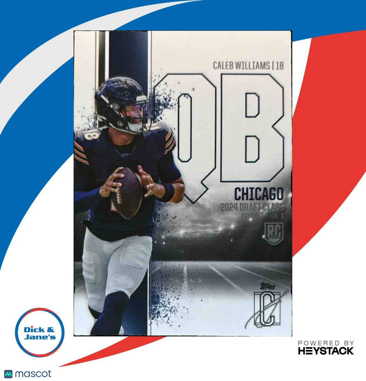 2024 Topps Signature Class Caleb Williams #84 RC Chicago Bears