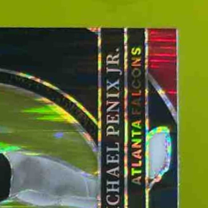 2024 Panini Select Michael Penix Jr. Black and Red Shock #235 RC Atlanta Falcons