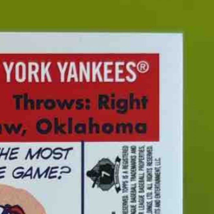 2007 Topps Mickey Mantle GAME USED Memorabilia #MMR-57 MEM New York Yankees