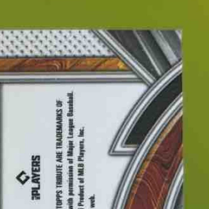2024 Topps Tribute Aaron Judge Stamp of Approval Relics Gold /75 Yankees