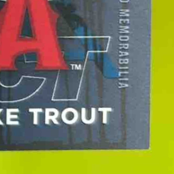 2024 Topps Mike Trout City Connect Swatch Collection Relic Red /25 MEM Angels
