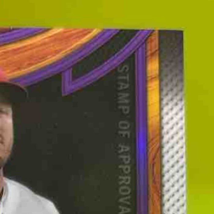 2023 Topps Tribute Mike Trout Stamp of Approval GAME USED Relics Purple 39/50