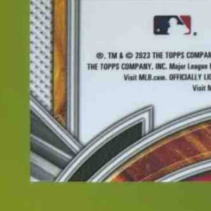 2023 Topps Tribute Mike Trout Stamp of Approval GAME USED Relics Purple 39/50